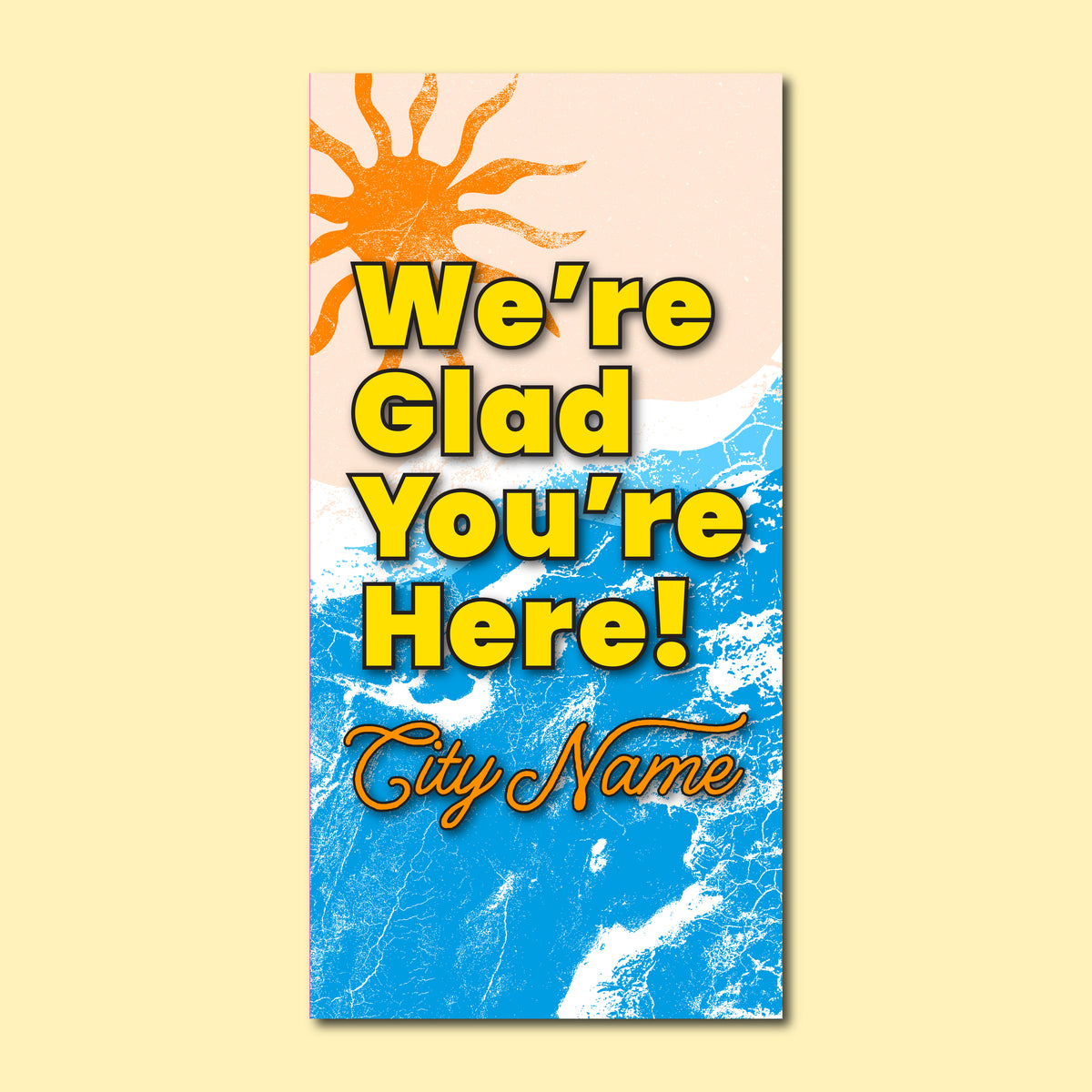 Summer Seasonal Banner - Sunny Wave