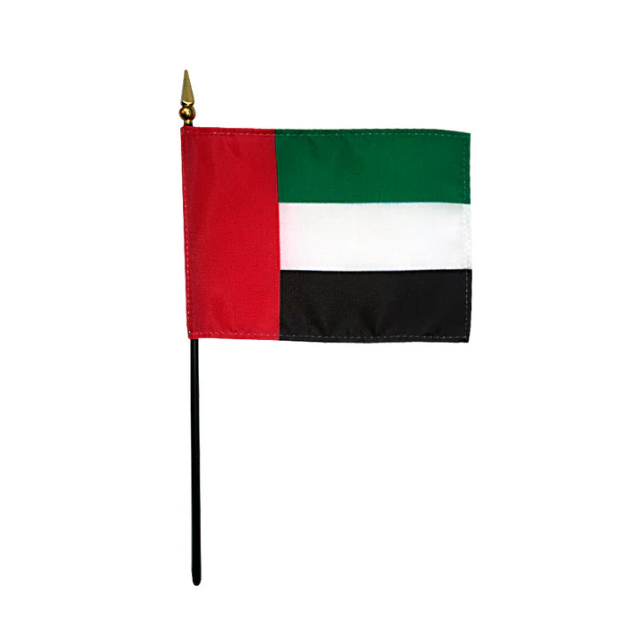 Depiction of United Arab Emirates Stick Flag - Gates Flag & Banner 