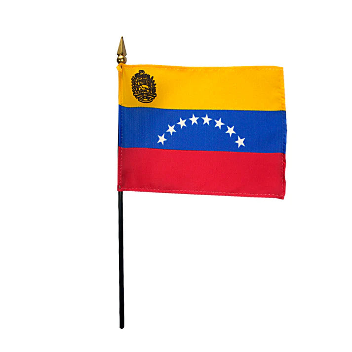 Depiction of Venezuela Government Stick Flag - Gates Flag & Banner 