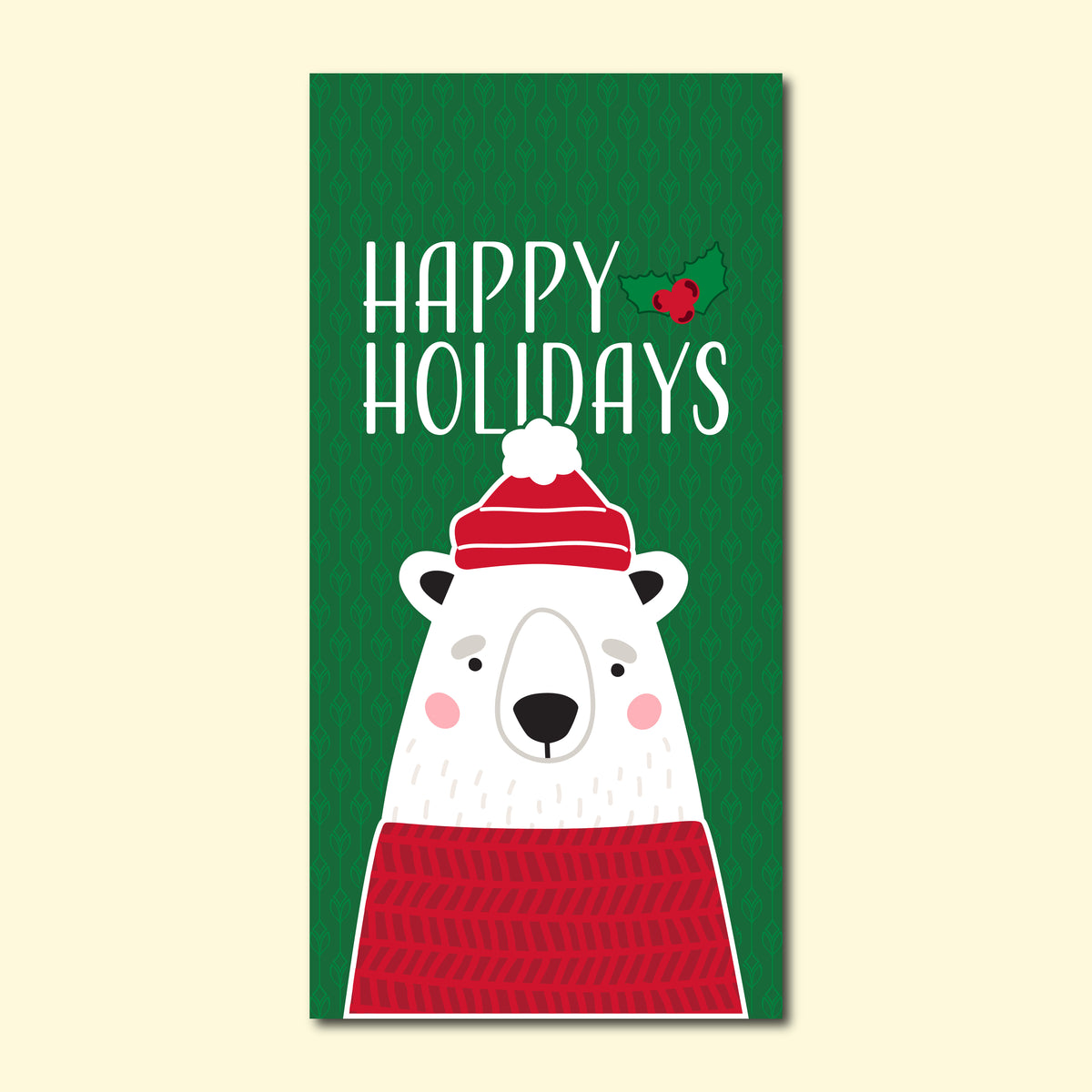 Winter Seasonal Banner - Polar Bear