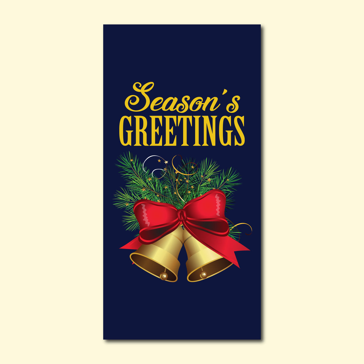 Winter Seasonal Banner - Holiday Bells
