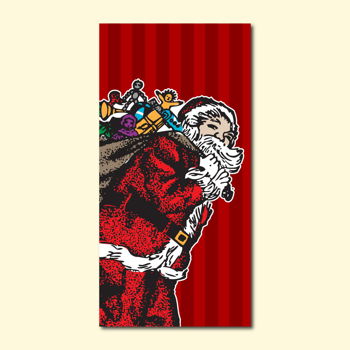Winter Seasonal Banner - Santa