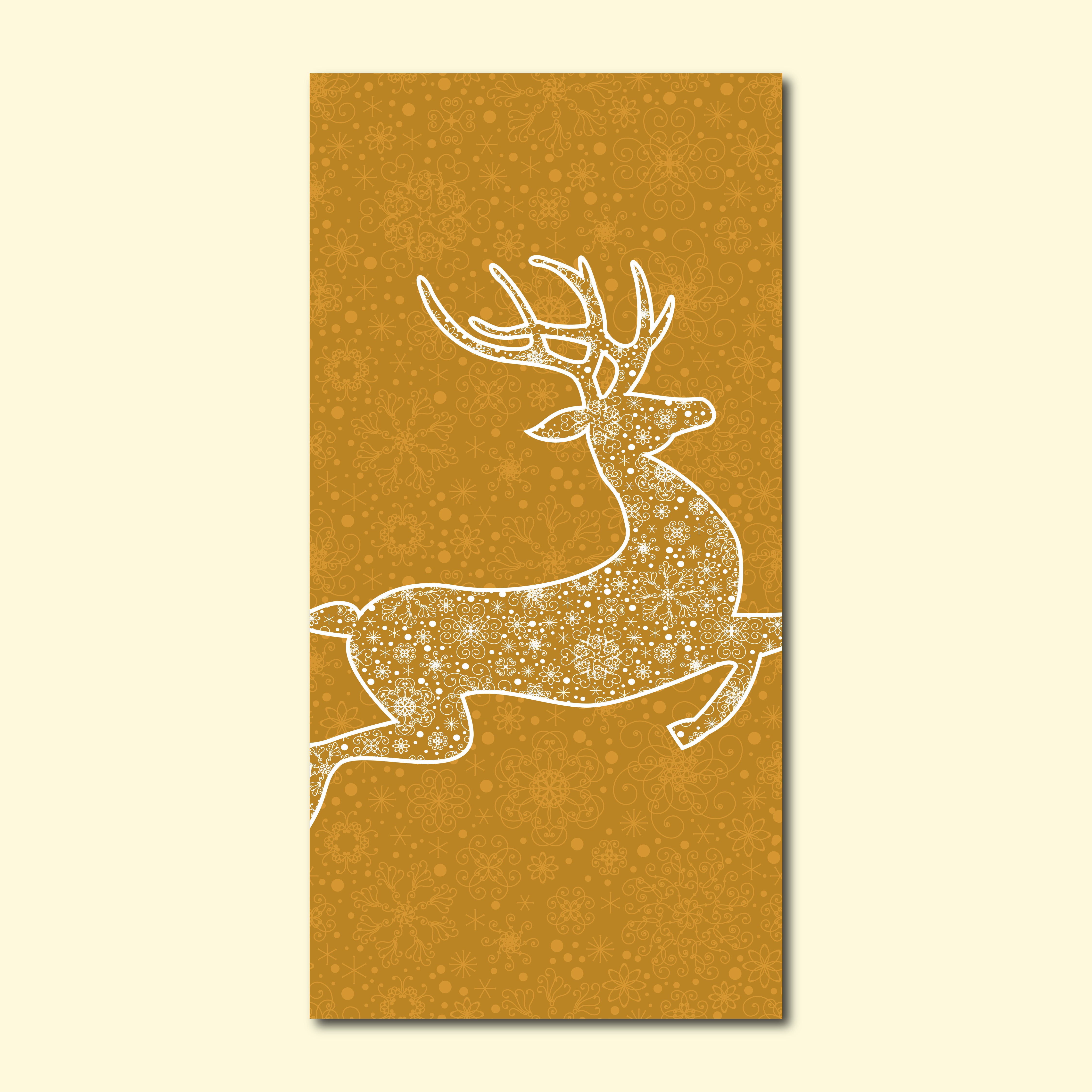 Winter Seasonal Banner - Reindeer