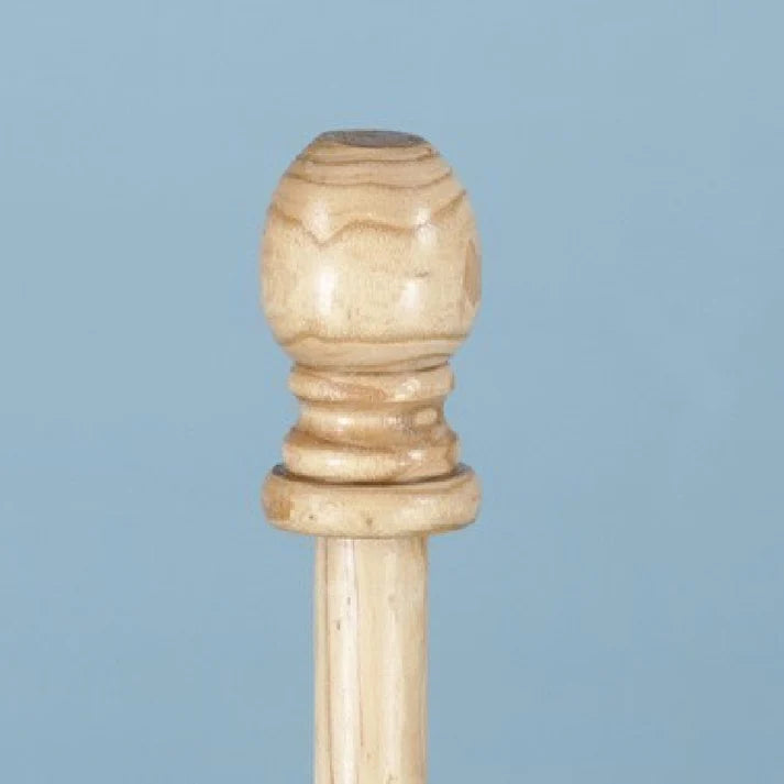 Two-Piece Wooden Pole