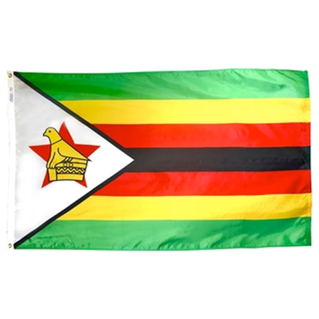 Depiction of Zimbabwe flag - Gates Flag & Banner
