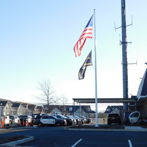 Commercial External Fiberglass Flagpole - Gates Flag & Banner 