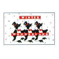 Winter Wonderland Penguin Flag