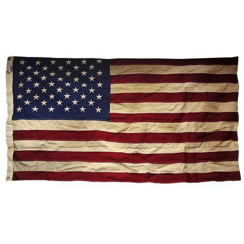50-Star Heritage Antique Processed US Flag