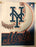 New York Mets Baseball and Logo Banner