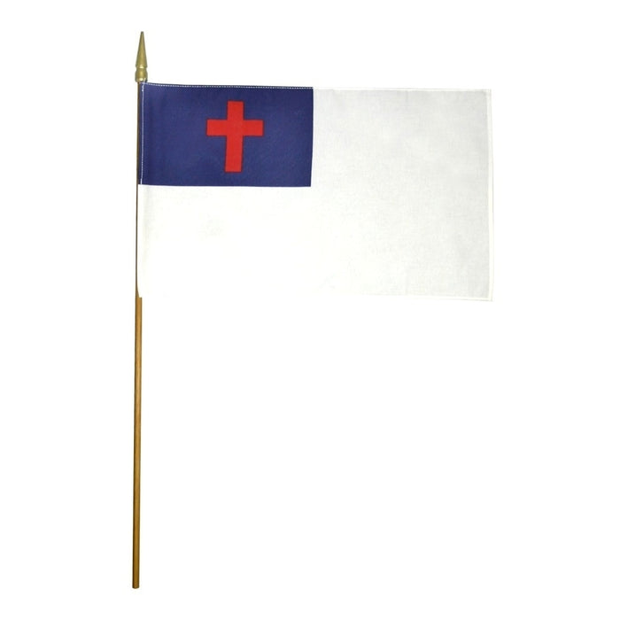 Christian Stick Flag