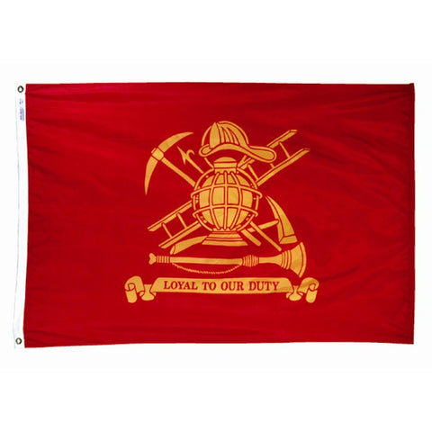 Fire Fighter Nylon Flags - Gates Flag & Banner 