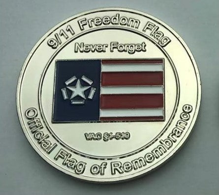 Freedom Flag Limited Edition 20th Anniversary Challenge Coin