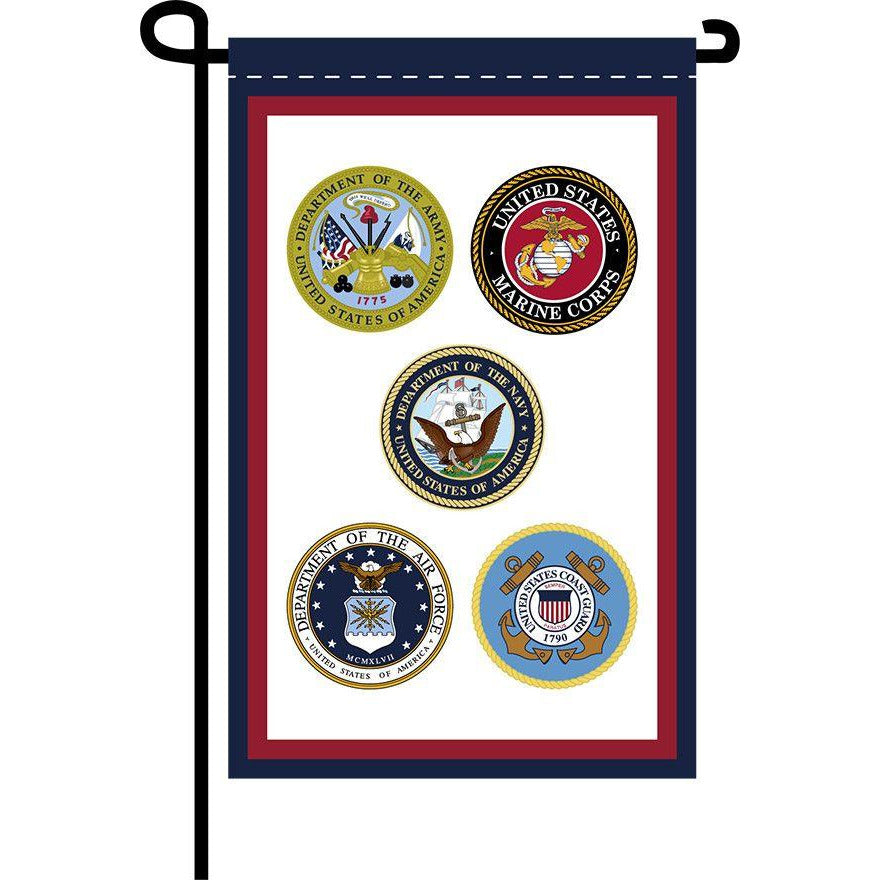 U.S. Armed Forces Flag - 5 Seals - Gates Flag & Banner 