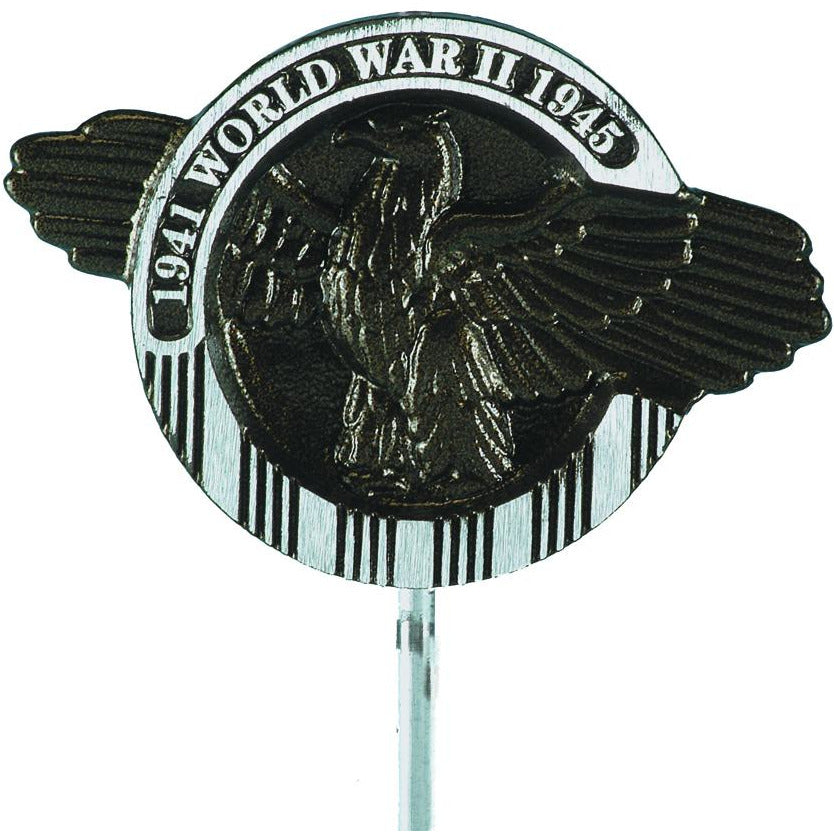 World War II Service Grave Marker - Gates Flag & Banner 