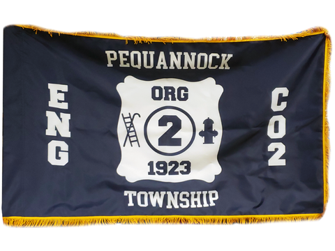 a flag that says pequannock org 2 1923 township