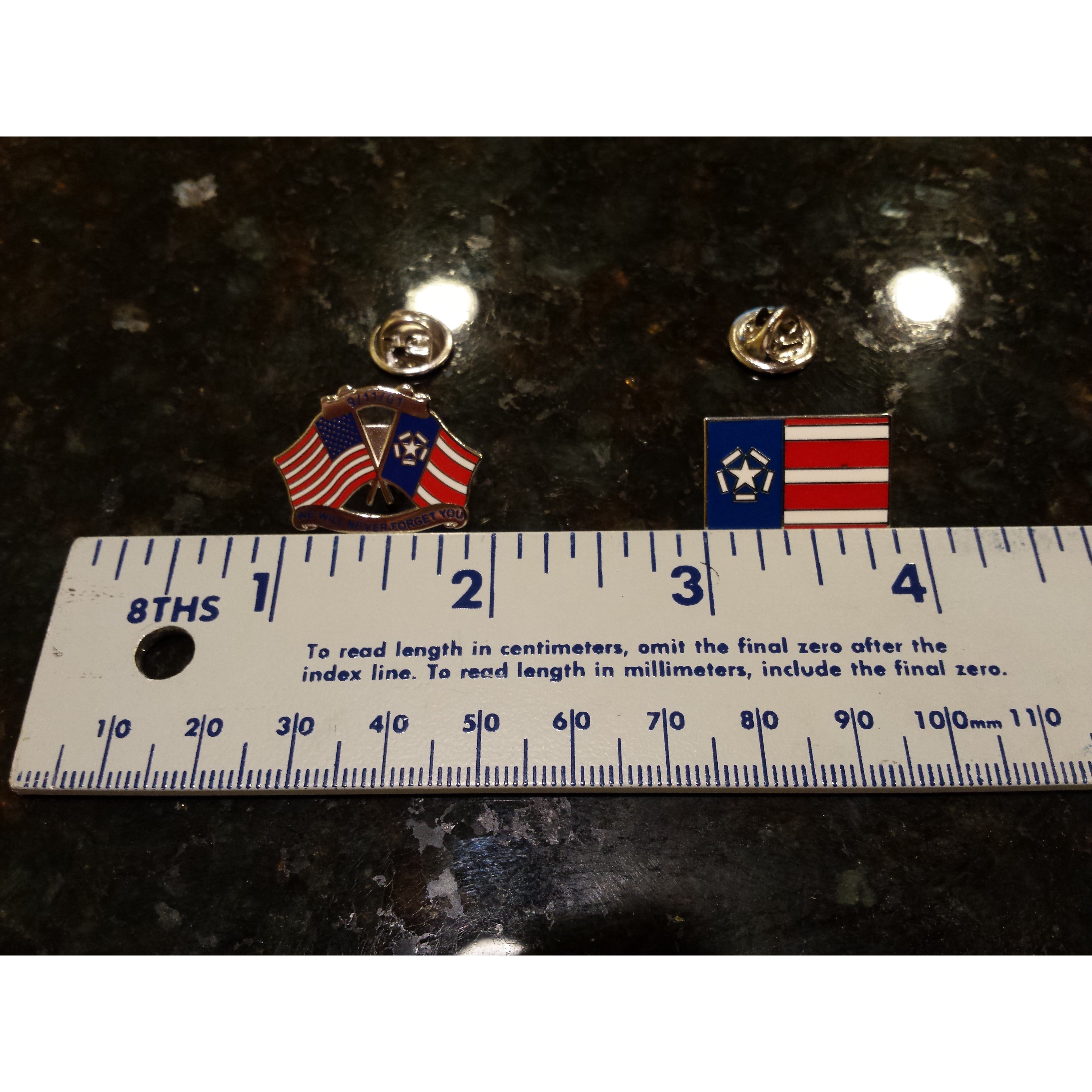 Freedom Flag - Single Pin