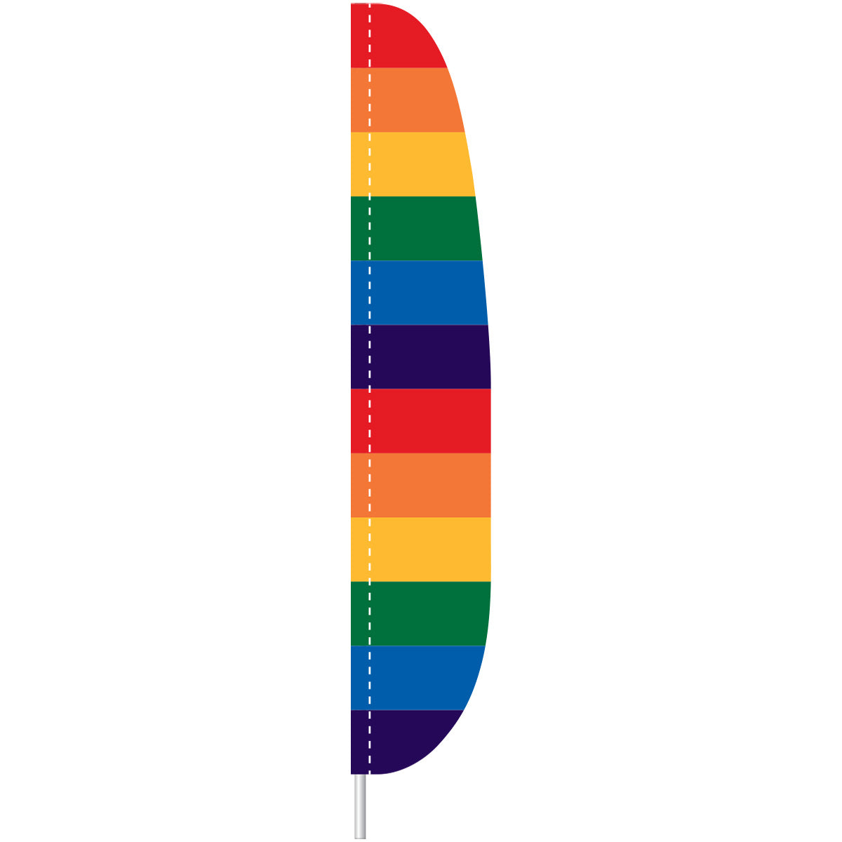 Rainbow Feather Flag - Gates Flag & Banner 