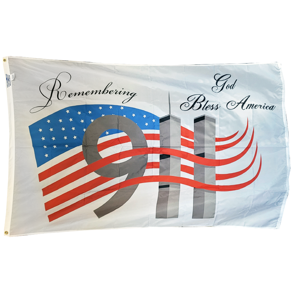 Remembering 911 Flag - Gates Flag & Banner 