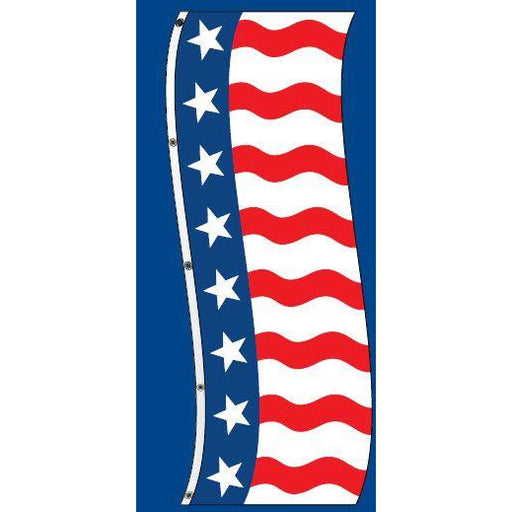 Uncle Sam Vertical Flag