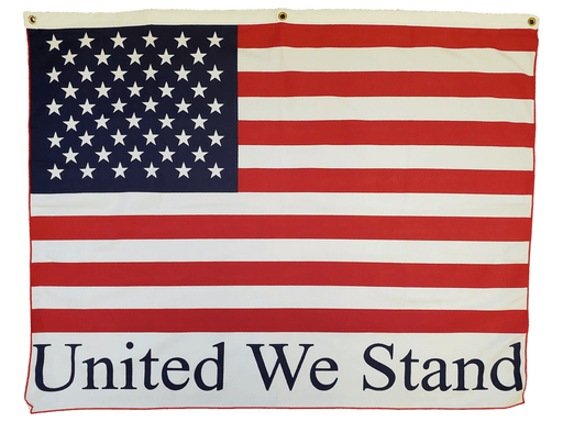 United We Stand U.S. Flag Banner