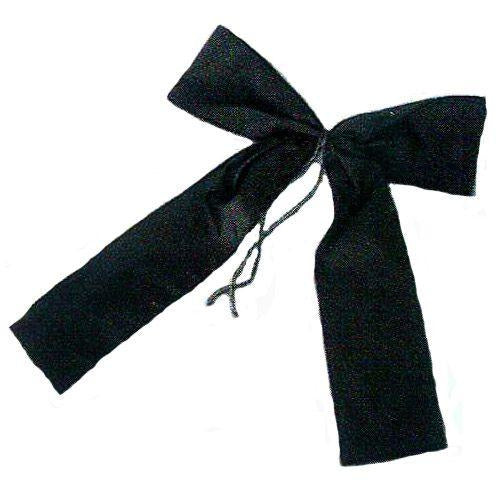 16" Nylon Black Mourning Bow