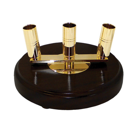 Signature Mahogany Indoor Floor Stand - Gates Flag & Banner 