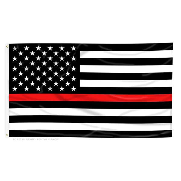 U.S. Thin Red Line Flag